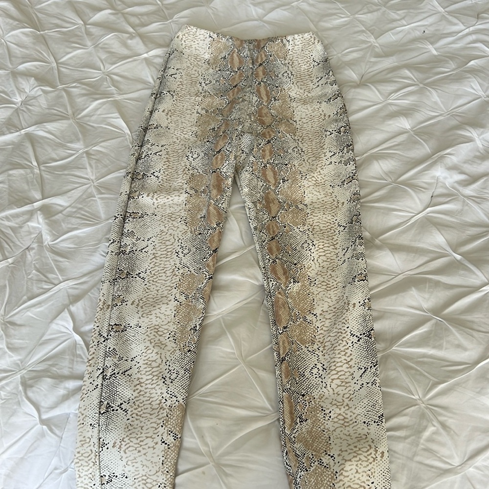 Snake Print Pants